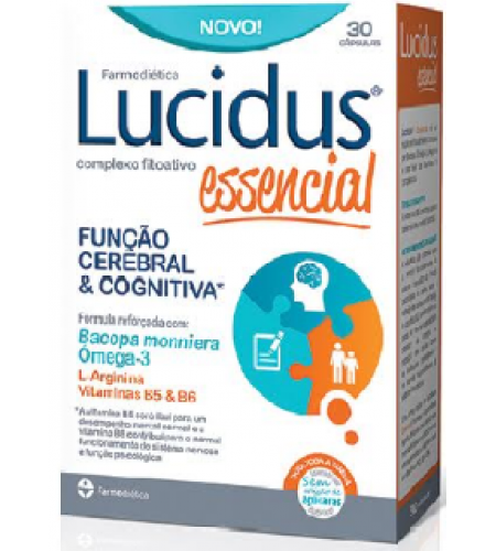 Lucidus Essencial - 30 Cápsulas - Farmodietica